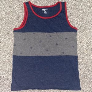 American flag tank top